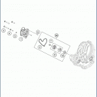 2019 FX 350 ENGINE Wa ter pump