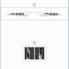 2019 FE 450 CHASSIS Наклейки