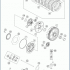 2019 FE 350 ENGINE Сцепление