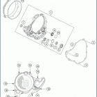 2019 FX 350 ENGINE Кожух сцепления