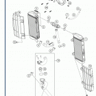 2019 FE 350 ENGINE Система охлаждения