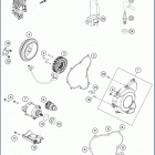 2019 TE 300i ENGINE Система зажигания