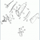 2019 TC 250 CHASSIS Air fil ter