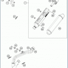 2019 FE 350 CHASSIS Глушитель