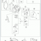 2019 FE 450 ENGINE Корпус Дросселя