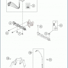 2019 TE 300i CHASSIS Панель приборов