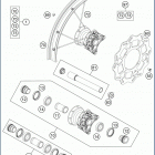 2019 TC 85 17_14 CHASSIS Переднее колесо