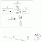2019 TE 150 CHASSIS Front brake control