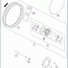 2019 TC 50 CHASSIS Переднее колесо