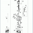 2019 TC 50 ENGINE Карбюратор