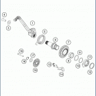 2019 TX 300 ENGINE Кик стартер