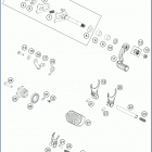 2019 TC 85 ENGINE Механизм переключения
