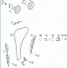 2019 FE 250 ENGINE Газо-распределительный механизм