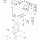2019 TC 250 CHASSIS Соединение рычагов