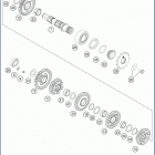 2019 FX 350 ENGINE Трансмиссия 2-контрпривод