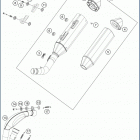 2020 FX 450 CHASSIS Глушитель