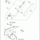 2019 TC 250 CHASSIS Глушитель