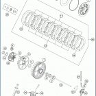 2019 FC 450 ENGINE Сцепление