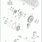 2019 TC 250 ENGINE Сцепление