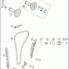 2019 FE 350 ENGINE Газо-распределительный механизм