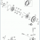 2019 TE 150 ENGINE Сцепление