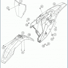 2019 TC 85 17_14 CHASSIS Обтекатель , крылья