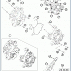 2019 TC 65 ENGINE Картер двигателя