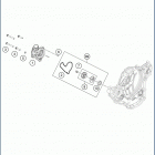 2019 FE 350 ENGINE Wa ter pump