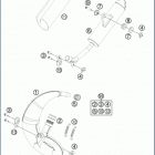 2019 TC 50 CHASSIS Глушитель