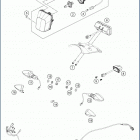 2019 FE 250 CHASSIS Фара