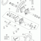 2019 TC 85 17_14 CHASSIS Переднее колесо