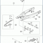 2019 TC 125 CHASSIS Бугель