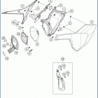 2019 TE 300i CHASSIS Air fil ter