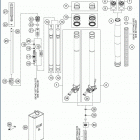 2019 FE 250 CHASSIS Передняя вилка