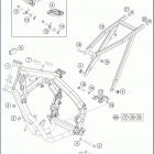 2019 TC 65 CHASSIS Рама