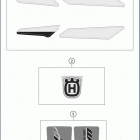 2019 TC 65 CHASSIS Наклейки