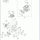 2019 TX 300 ENGINE Цилиндр,головка цилиндров