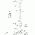 2019 TC 85 17_14 CHASSIS Тормозной цилиндр задний