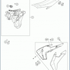 2019 FE 250 CHASSIS Tank, seat