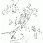 2019 TC 50 CHASSIS Обтекатель , крылья