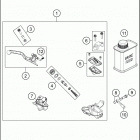 2020 65 SX CHASSIS Front brake control