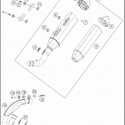 FC 450 ROCKSTAR EDITION CHASSIS Глушитель