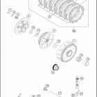 2016 150 SX ENGINE Сцепление