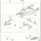 2016 125 SX CHASSIS Бугель