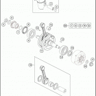 2018 85 SX ENGINE Crankshaft , piston