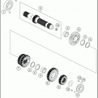 2020 690 ENDURO R ENGINE Трансмиссия-ведомый вал