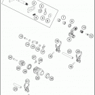 2018 TC 250 ENGINE Механизм переключения