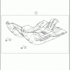 2018 FE 350 CHASSIS Зажита двигателя