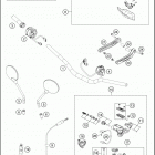2018 701 SUPERMOTO CHASSIS Руль