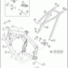 2018 65 SX MINI CHASSIS Рама